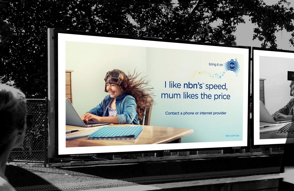 NBN bring it on relaunch Campaign - OOH