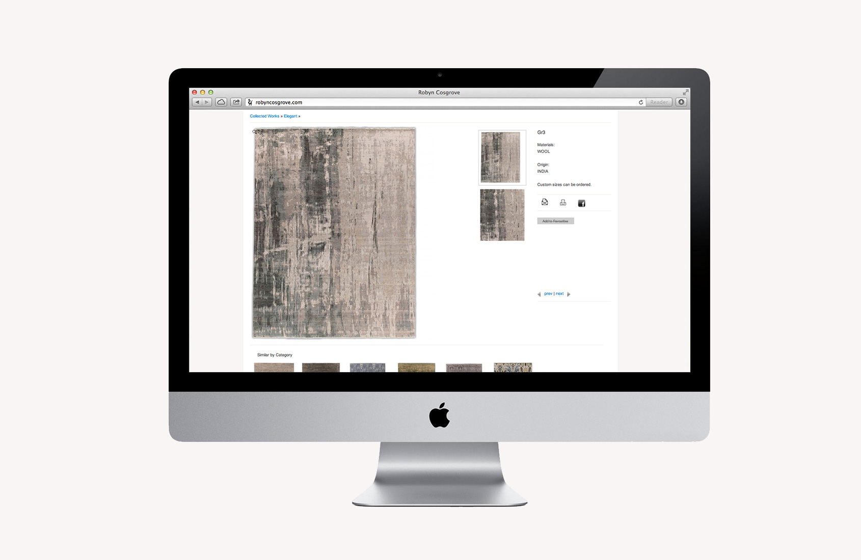 Robyn Cosgrove Rugs Refined Handwoven Designer Rugs Website Rug Page