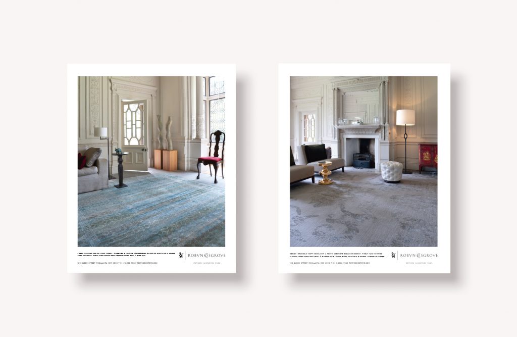 Robyn Cosgrove Rugs Refined Handwoven Designer Rugs Vogue Living ads